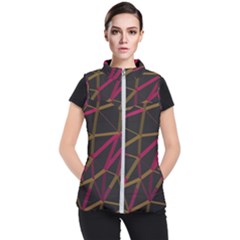 3d Lovely Geo Lines Xi Women s Puffer Vest by Uniqued