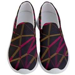 3d Lovely Geo Lines Xi Men s Lightweight Slip Ons by Uniqued