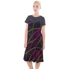 3d Lovely Geo Lines Xi Camis Fishtail Dress by Uniqued