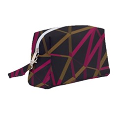 3d Lovely Geo Lines Xi Wristlet Pouch Bag (medium) by Uniqued