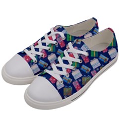 New Year Gifts Men s Low Top Canvas Sneakers by SychEva