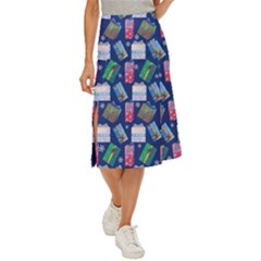 New Year Gifts Midi Panel Skirt by SychEva