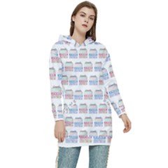 Gift Boxes Women s Long Oversized Pullover Hoodie