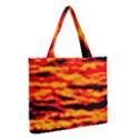 Red  Waves Abstract Series No14 Medium Tote Bag View2