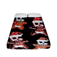 Zanoskull - Gingerbread Mon Fitted Sheet (full/ Double Size) by Roxzanoart