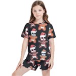 Zanoskull - Gingerbread MON Kids  Tee and Sports Shorts Set