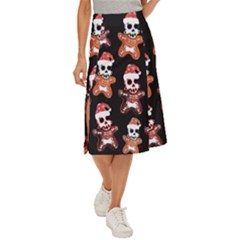 Zanoskull - Gingerbread Mon Midi Panel Skirt