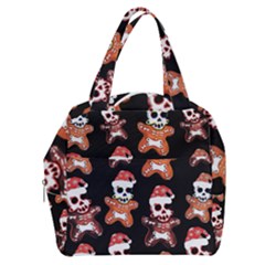 Zanoskull - Gingerbread Mon Boxy Hand Bag by Roxzanoart