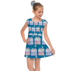 Gift Boxes Kids  Cap Sleeve Dress by SychEva