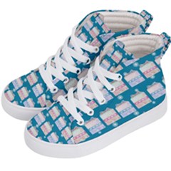 Gift Boxes Kids  Hi-top Skate Sneakers by SychEva