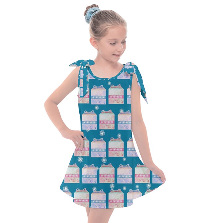 Gift Boxes Kids  Tie Up Tunic Dress