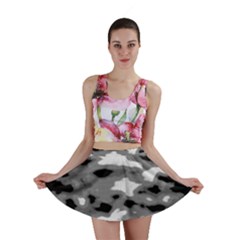 Black Waves Abstract Series No 1 Mini Skirt by DimitriosArt