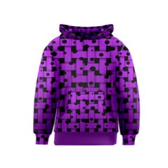 Weaved Bubbles At Strings, Purple, Violet Color Kids  Pullover Hoodie by Casemiro