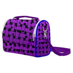 Weaved Bubbles At Strings, Purple, Violet Color Satchel Shoulder Bag