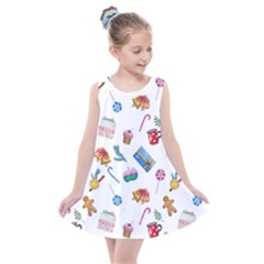 New Year Elements Kids  Summer Dress by SychEva