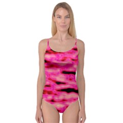 Rose  Waves Abstract Series No1 Camisole Leotard  by DimitriosArt