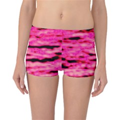 Rose  Waves Abstract Series No1 Boyleg Bikini Bottoms by DimitriosArt