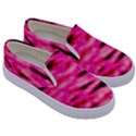 Rose  Waves Abstract Series No1 Kids  Canvas Slip Ons View3