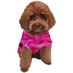 Rose  Waves Abstract Series No1 Dog T-Shirt