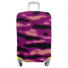 Velvet  Waves Abstract Series No1 Luggage Cover (medium) by DimitriosArt