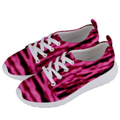 Rose  Waves Abstract Series No2 Women s Lightweight Sports Shoes by DimitriosArt