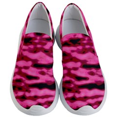 Rose  Waves Abstract Series No2 Women s Lightweight Slip Ons by DimitriosArt