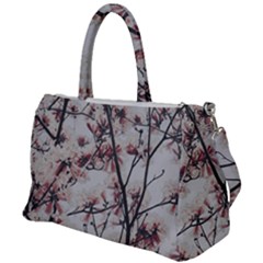 Botanical Scene Textured Beauty Print Duffel Travel Bag by dflcprintsclothing