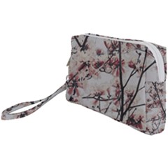 Botanical Scene Textured Beauty Print Wristlet Pouch Bag (small) by dflcprintsclothing