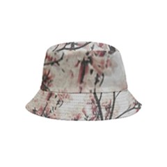 Botanical Scene Textured Beauty Print Bucket Hat (kids) by dflcprintsclothing