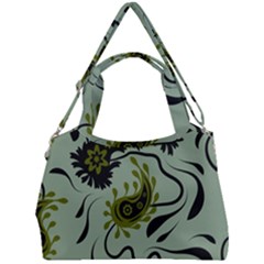 Floral Pattern Paisley Style Paisley Print   Double Compartment Shoulder Bag by Eskimos