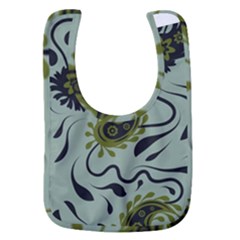 Floral Pattern Paisley Style Paisley Print   Baby Bib by Eskimos