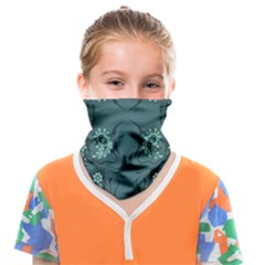 Floral Pattern Paisley Style Paisley Print   Face Covering Bandana (kids) by Eskimos