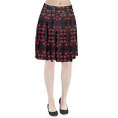 Floral Pattern Paisley Style Paisley Print   Pleated Skirt