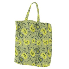 Floral Pattern Paisley Style Paisley Print   Giant Grocery Tote