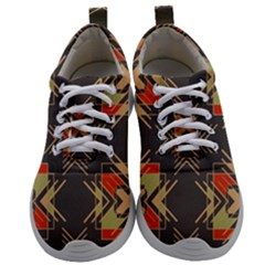 Abstract Geometric Design    Mens Athletic Shoes