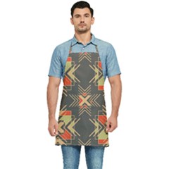 Abstract Geometric Design    Kitchen Apron by Eskimos