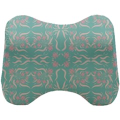 Floral Folk Damask Pattern  Head Support Cushion by Eskimos