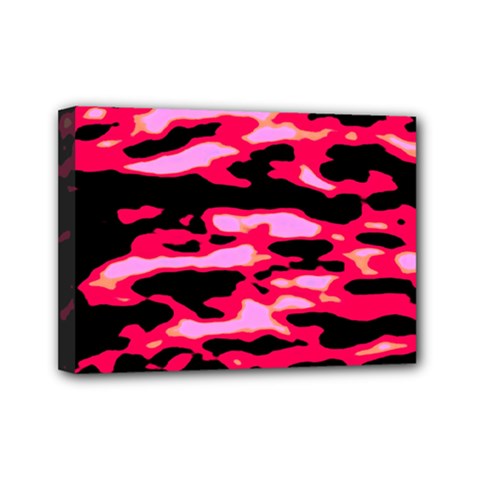 Using As A Basis The Wave Action From The Aegean Sea, And Following Specific Technics In Capture And Post-process, I Have Created That Abstract Series, Based On The Water Flow  Mini Canvas 7  X 5  (st by DimitriosArt