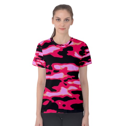 Using As A Basis The Wave Action From The Aegean Sea, And Following Specific Technics In Capture And Post-process, I Have Created That Abstract Series, Based On The Water Flow  Women s Cotton Tee by DimitriosArt