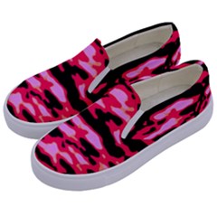 Using As A Basis The Wave Action From The Aegean Sea, And Following Specific Technics In Capture And Post-process, I Have Created That Abstract Series, Based On The Water Flow  Kids  Canvas Slip Ons by DimitriosArt