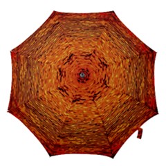 Red Waves Flow Series 1 Hook Handle Umbrellas (small) by DimitriosArt