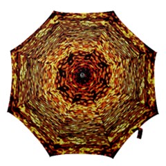 Yellow Waves Flow Series 1 Hook Handle Umbrellas (medium) by DimitriosArt