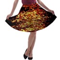 Yellow Waves Flow Series 1 A-line Skater Skirt View1