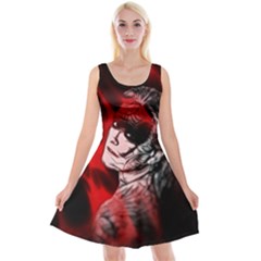 Shaman Reversible Velvet Sleeveless Dress by MRNStudios