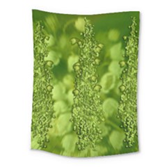 Green Fresh  Lilies Of The Valley The Return Of Happiness So Decorative Medium Tapestry by pepitasart