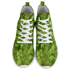 Green Fresh  Lilies Of The Valley The Return Of Happiness So Decorative Men s Lightweight High Top Sneakers by pepitasart