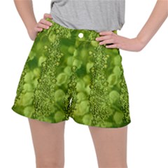 Green Fresh  Lilies Of The Valley The Return Of Happiness So Decorative Ripstop Shorts by pepitasart