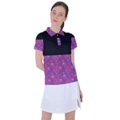 Floral Women s Polo Tee