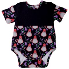 Floral Baby Short Sleeve Onesie Bodysuit