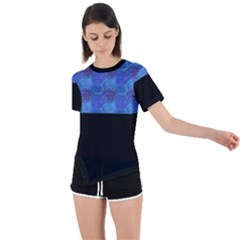 Digitaldesign Asymmetrical Short Sleeve Sports Tee by Sparkle